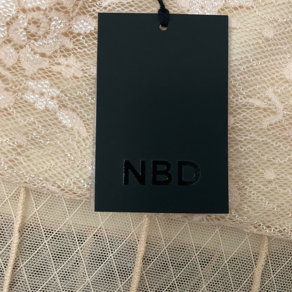 Revolve NBD Virgo one shoulder lace dress size S - Picture 7 of 7